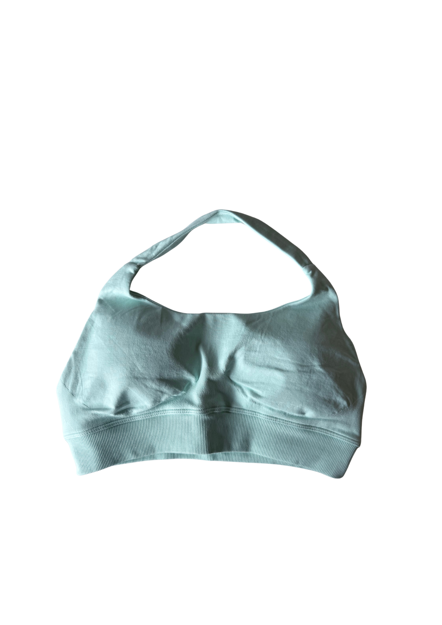 Palm blue activewear bra