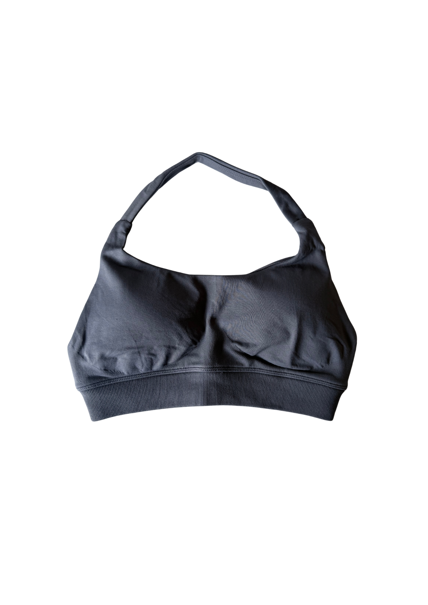 Charcoal activewear bra