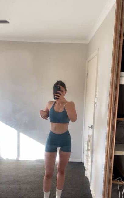 Pistachio activewear bra