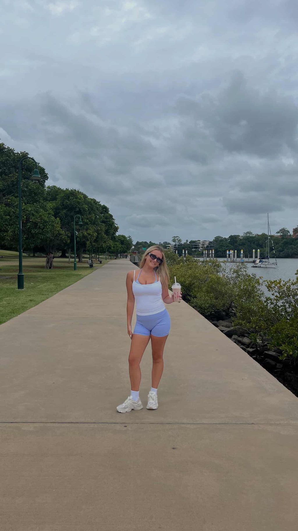 lilac activewear shorts