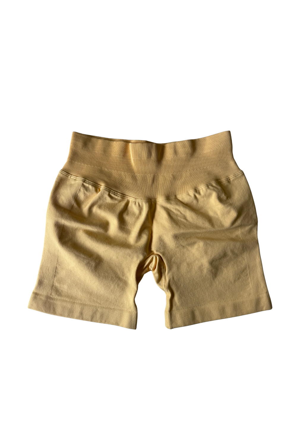 Burnt Yellow activewear shorts