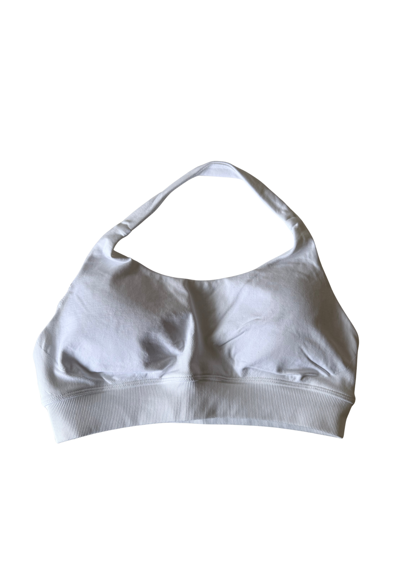 White activewear bra